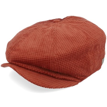 Brixton - Brown flatcap Czapka Z Daszkiem - Brood Burnt Henna Snap Cap @ Hatstore