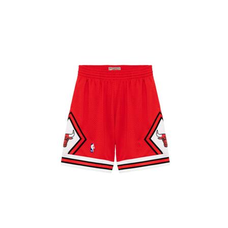 Mitchell & Ness, Casual Shorts Rood, Heren, Maat:XL