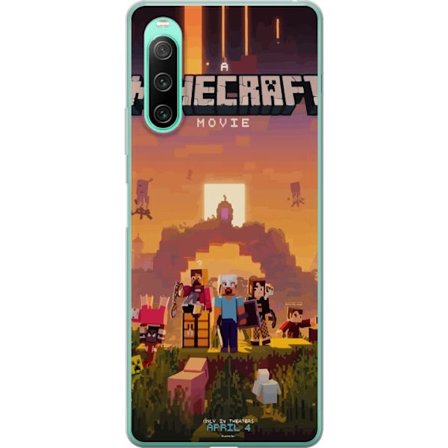 Kompatibelt Mobilskal till Sony Sony Xperia 10 IV Minecraft Pixel-spel Bygg Block