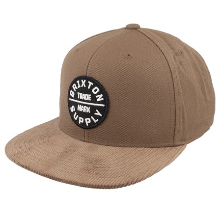 Brixton - Brun snapback Kasket - Oath Iii Dark Earth/Dark Earth Snapback @ Hatstore