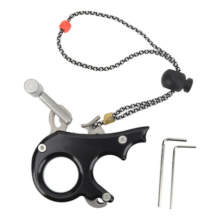 Jousiammunnan peukalolaukaisin alumiiniseoksesta valmistettu yhdistelmäjousen laukaisuapu 3 sormen ote satula ulkoiluun metsästykseen ammuntaan 