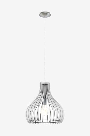 EGLO - Riippuvalaisin Tindori D38 - Valkoinen - Riippuvalaisimet - - Homeroom