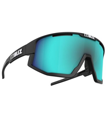 Bliz Fusion Matte Black Smoke w Blue multi