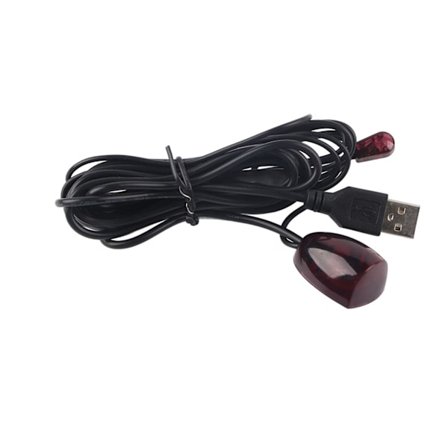 IR-mottaker USB Set Top Box Infrarød Fjernkontrollforlengerkabel USB-repeater for hjemmehotell
