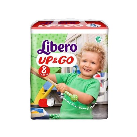 Libero Up&Go Pannolini 8 19-30kg 14 Pezzi