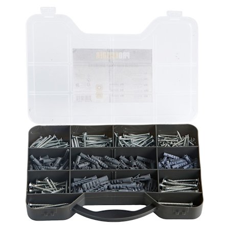 Probuilder ruuvi- ja tulppasarja - 330 kpl