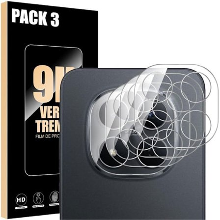 3 x Beskyttelseskamera Hærdet Glas til Xiaomi Redmi Note 15 Pro 5G - Stød- og Ridsebestandig Hård