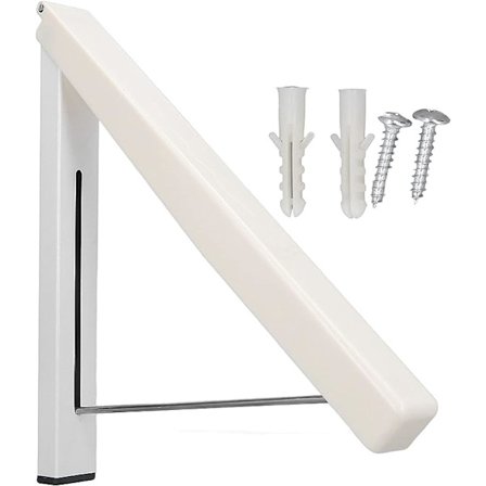 Vægmonteret tøjstativ, multifunktionelt foldbart teleskopisk ho