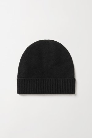 Soft Goat - Chunky Beanie - One Size - Black