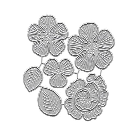 Blomsterblad Kutte Dies DIY Scrapbooking Album Papirkort Laging Dekorverktøy