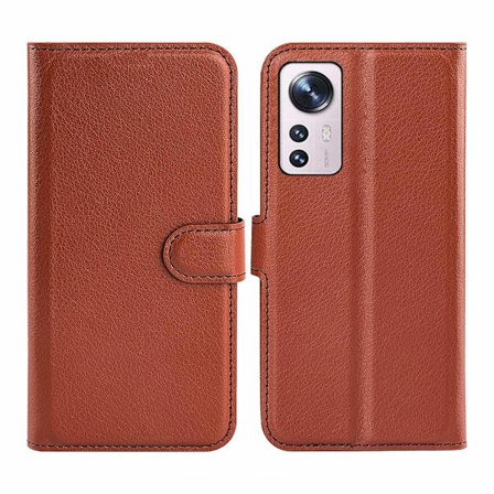 Xiaomi 12 Lite Plånboksfodral med Stativ - Brun