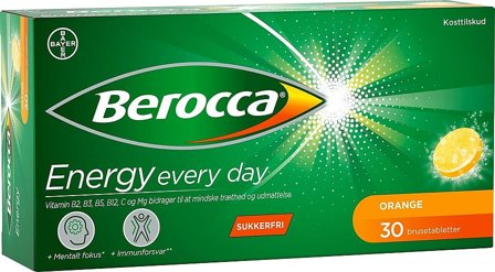 Berocca Energy Orange 30 tabl, Helse & Madvarer, B-vitamin, Øvrige