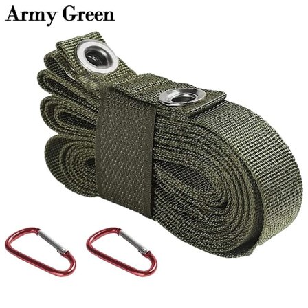 Telt Snøre Baldakin forlængelsesbælte ARMY GREEN