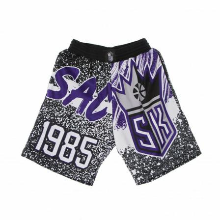 Mitchell & Ness basketball shorts man nba jumbotron sublimated mesh shorts hardwood classics sackin Grå, Herre Træningsshorts