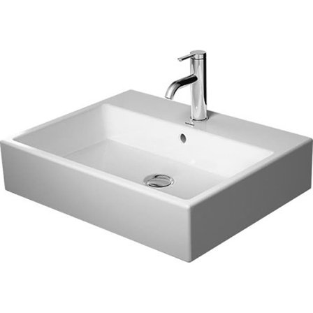Duravit Vero Air Håndvask med et bredt afløb og et blandehul 600 x 470 mm, Badeværelse