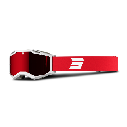 Shot Iris 2.0 Tech MX Goggles White/Red