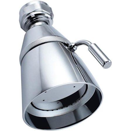 Højtryksbruserhoved i vinkel, enkel massiv messing med drejeled