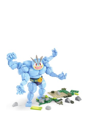Pokémon Machamp Building Toy Kit With 1 Poseable Figure For Kids Patterned MEGA Pokémon