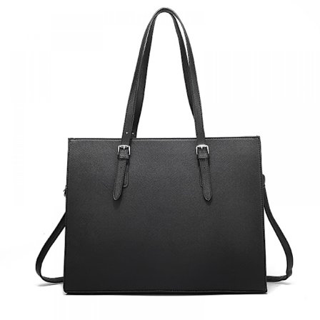 Laptop tasker kompatible Kvinder 15.6 Tommer Stor Læder Tote Taske Dame Laptop Håndtaske