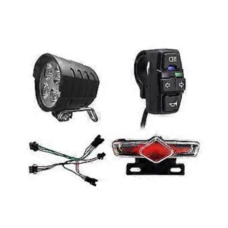 Ebike-kytkin Dk336 Qd168-etuvalolla C-05c Takavalo S M Pistoke Varoitusvalo Vilkku Horn Eb