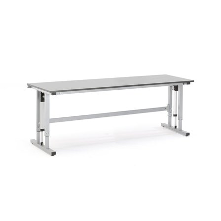 Height adjustable workbench MOTION, electric, 400 kg, 2500x800 mm