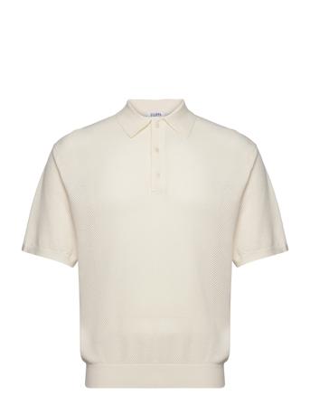 Mesh Polo Filippa K Cream