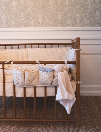 That's Mine Louis Bed Pocket - Cream - 50X20CM