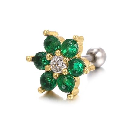 Ions nuorentava Tourmaline Stud Infrapuna Lymphvity -korvakorut