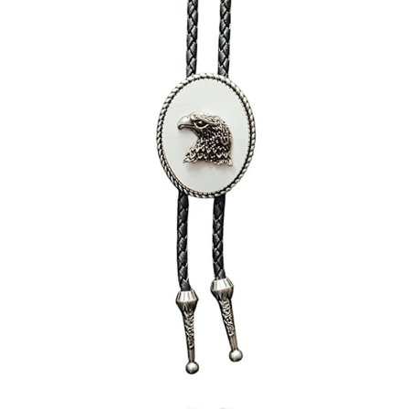 Britiske Stiler Ørn Anheng Bolo Slips Business Halsbekledning Western Slips Halloween Kostyme Bolo Slips Dekorasjon for Skjorte Hvit