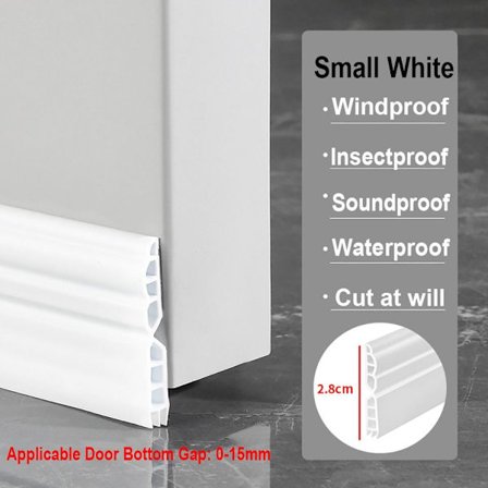 100 cm Dörr Botten Tätningslist Draft Excluder LITEN - spot försäljning