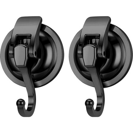 ING 2-delt Vakuum Sugekop Kroge - Vandtætte og Stærke Brusebad Sugekop Kroge - Badeværelse Hængende Stativ - Køkken Vindue Guirlande