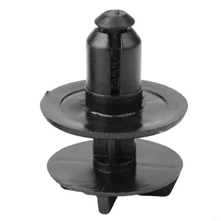 5-pak Kåbe Panel Clips til Batteridæksel Installation, Sorte Nylon Fastgørelseselementer til 9 mm Hul, Erstatter LR024316 (FMY)