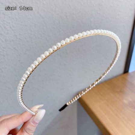 Pearl Hairband Hårbøyler 4 4