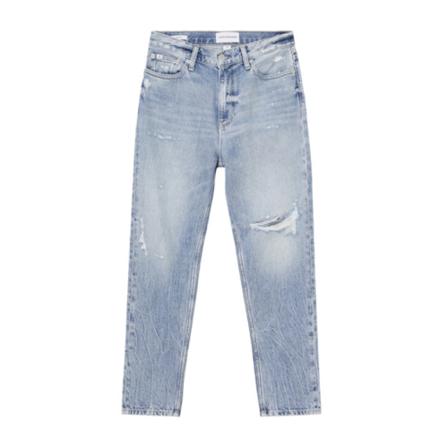 Calvin Klein Jeans, Trousers Blauw, Dames, Maat:W25
