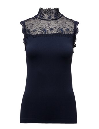 Vanessa High Neck Blue Minus