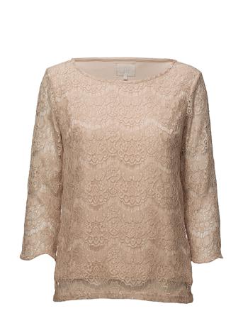 Anastacia Blouse Blus Långärmad Rosa Minus