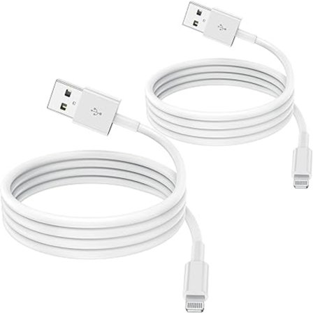 [2-pakkia] 1 m MFi-sertifioitu latauskaapeli, 1 metri Lightning USB-kaapeli iPhone 12/11/11Pro/11Max/ X/XS/XR/XS Max/8/7/6/ iPad 5S/Se