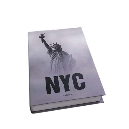 Engelsk brettbar falsk bok Brettbar fotorekvisitt Bokdekorasjon for restauranter