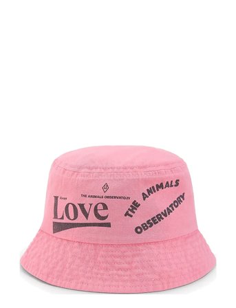 Starfish Baby Bucket Hat Pink Pink THE ANIMALS OBSERVATORY