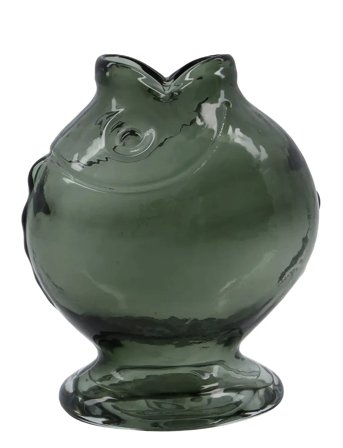 house doctor | Vase, Hdfish, Røg/Grå | H17.5CM