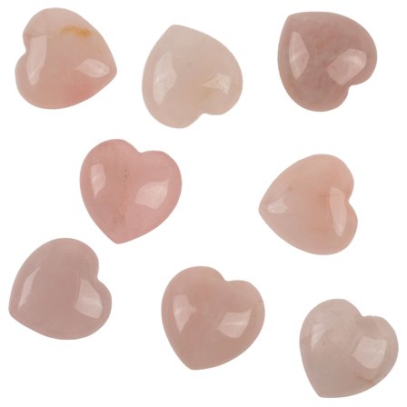 Rosakvarts Hjerte 2,5 cm