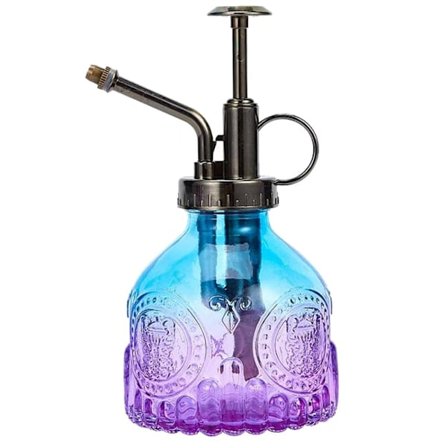 Lasinen suihkepullo 200ml – Retro, Tiivis, Liukumaton – Sopii puutarhakasveille ja kukille