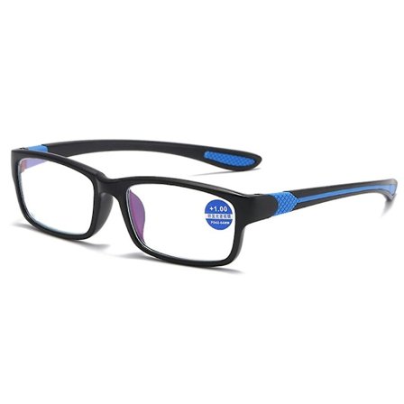 Tr90 Anti-blåt lys læsebriller Mænd Kvinder Recept Nærsynet Briller