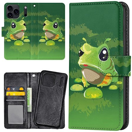 iPhone 17 Pro Max - Plånboksfodral/Skal Groda