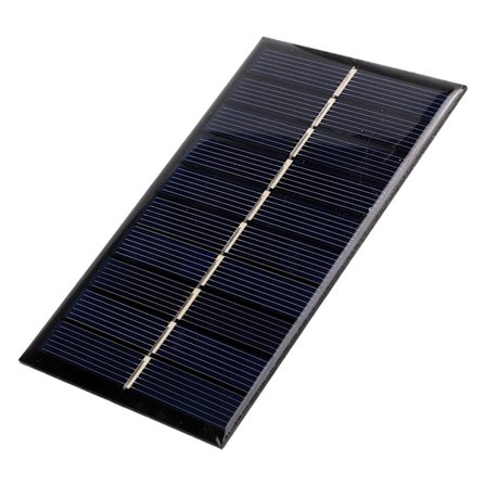 Mini Solpanel Polykrystallinsk Effektiv DIY Solcelle til Vandpumpe Gadebelysning 1.2W 5V