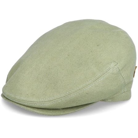 MJM Hats - Grön flatcap Keps - Jordan Organic Hemp Green Flat Cap @ Hatstore