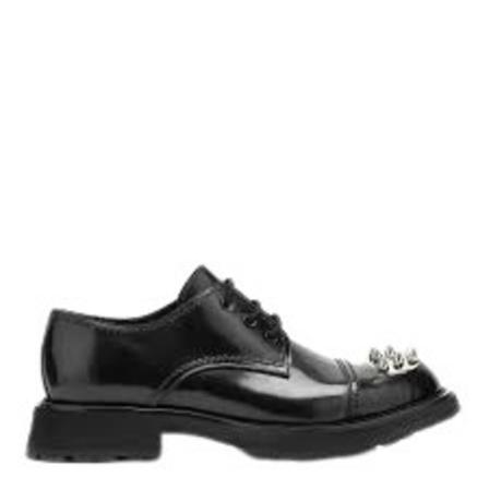 Alexander McQueen Business Skor svart, Dam Loafers, Dam, Storlek: 44 EU