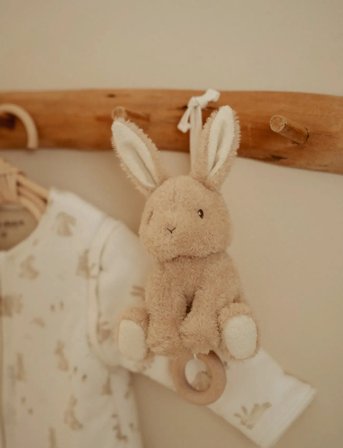 Little Dutch Little Dutch - Music Box Baby Bunny Grs Newborn - Beige - ONE SIZE