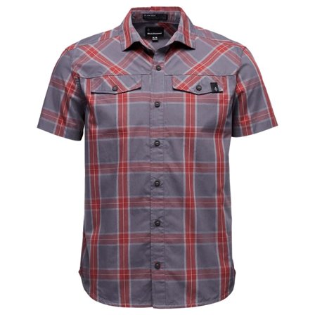 Black Diamond Men's Shortsleeve Benchmark Shirt Men short-sleeved shirts Grey S