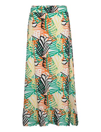 Vibeatriz Hw Maxi Skirt/Dc/Ls Patterned Vila